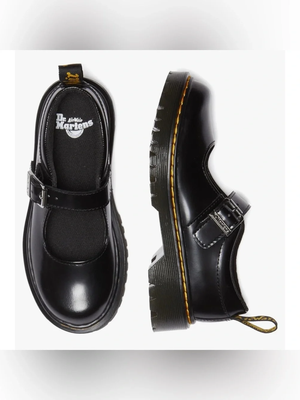 Dr. Martens Marry Jane Bex Shoes in Black Size 12 ~ pristine